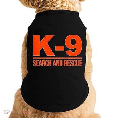 K9 Search And Rescue Sar Emergency Search Team Uniform Doggie Tank