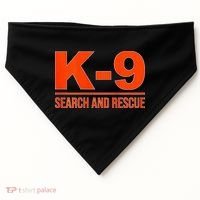 K9 Search And Rescue Sar Emergency Search Team Uniform USA-Made Doggie Bandana thumb 0