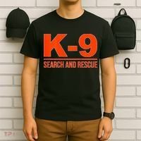 K9 Search And Rescue Sar Emergency Search Team Uniform T-Shirt thumb 6
