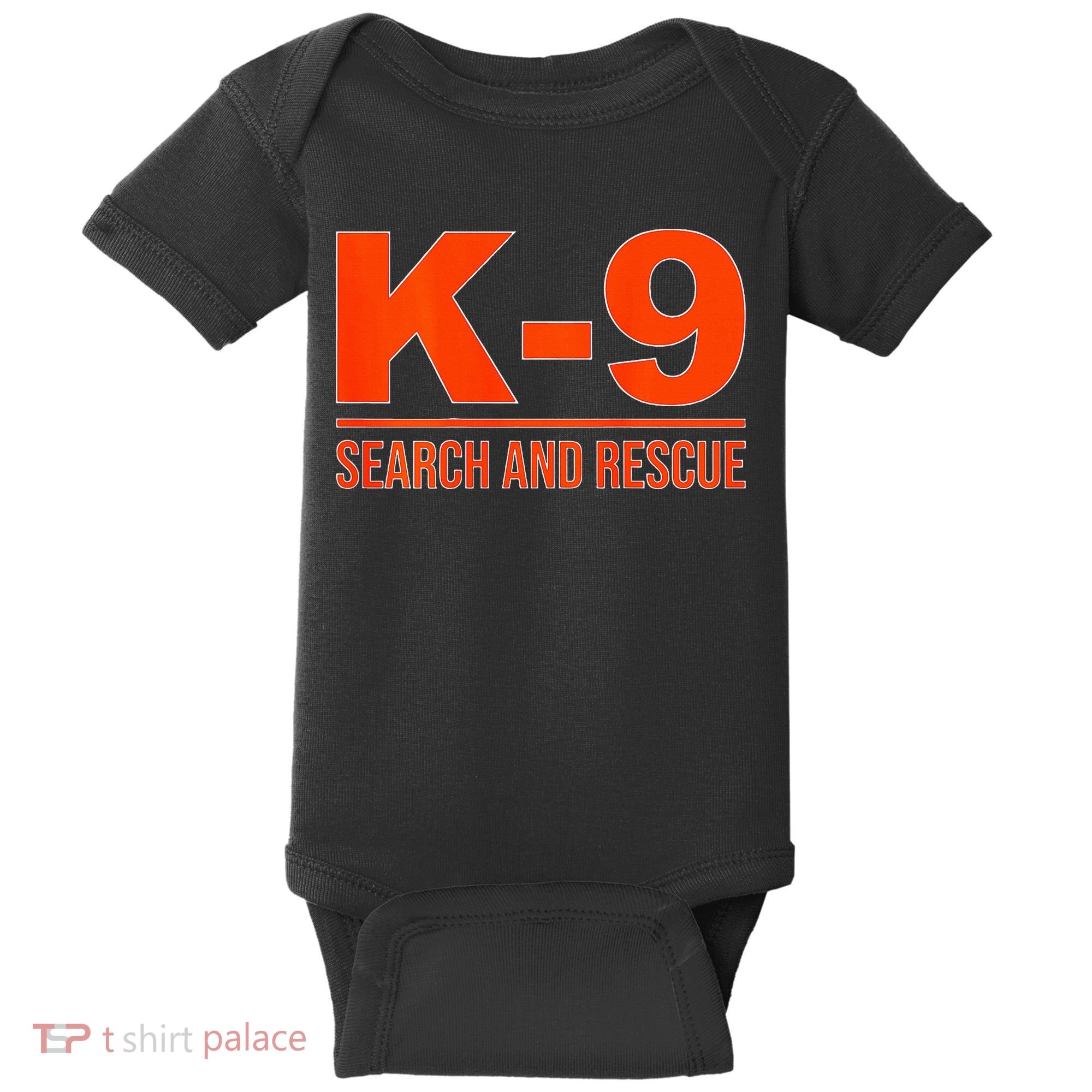 K9 Search And Rescue Sar Emergency Search Team Uniform Baby Bodysuit