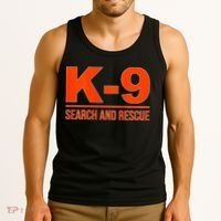 K9 Search And Rescue Sar Emergency Search Team Uniform Tank Top thumb 3