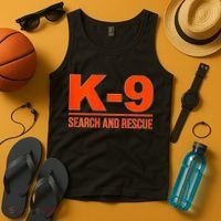 K9 Search And Rescue Sar Emergency Search Team Uniform Tank Top thumb 4