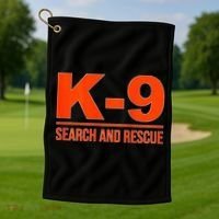 K9 Search And Rescue Sar Emergency Search Team Uniform Golf Towel thumb 1