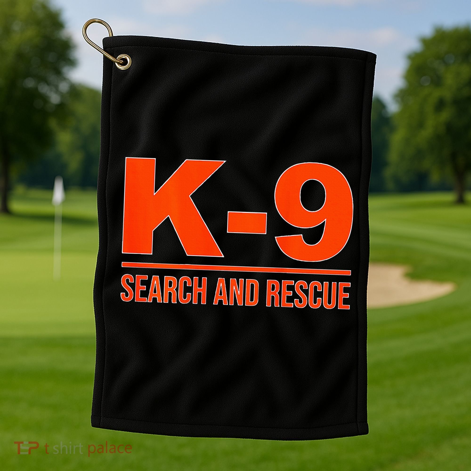 K9 Search And Rescue Sar Emergency Search Team Uniform Golf Towel