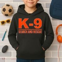 K9 Search And Rescue Sar Emergency Search Team Uniform Kids Hoodie thumb 2