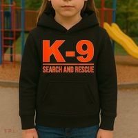K9 Search And Rescue Sar Emergency Search Team Uniform Kids Hoodie thumb 3