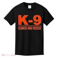 K9 Search And Rescue Sar Emergency Search Team Uniform Kids T-Shirt thumb 0