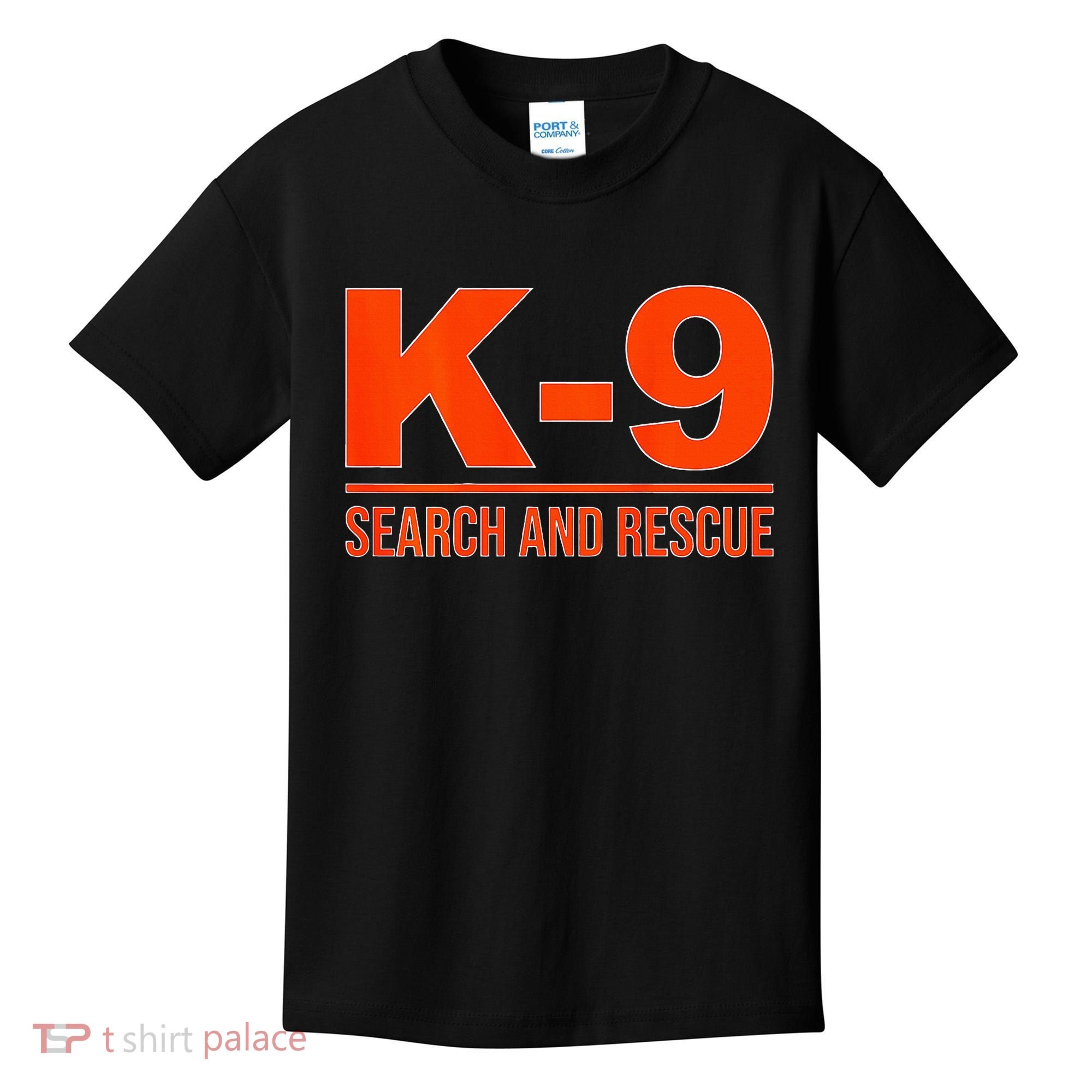 K9 Search And Rescue Sar Emergency Search Team Uniform Kids T-Shirt