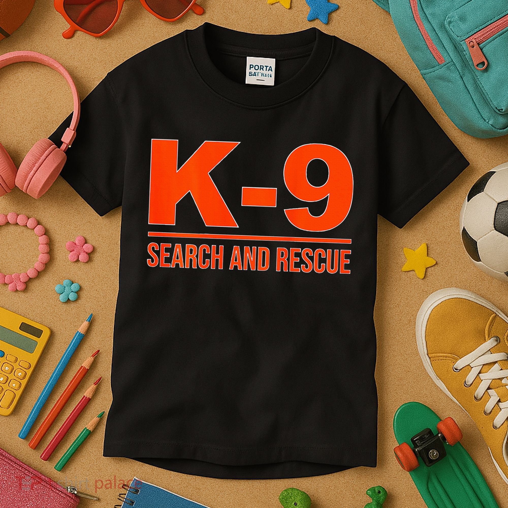 K9 Search And Rescue Sar Emergency Search Team Uniform Kids T-Shirt