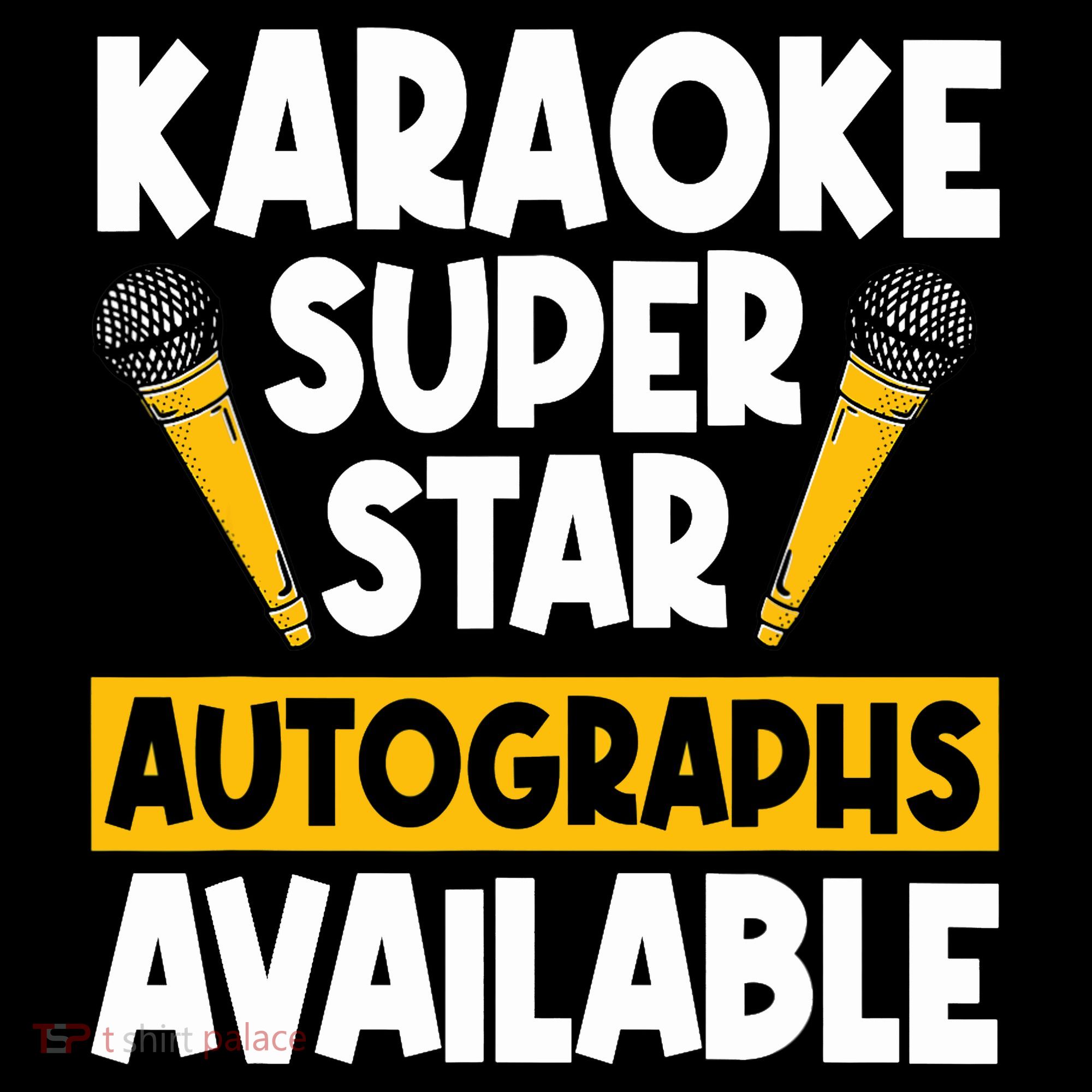 Karaoke Superstar Autographs Available KTV Singer Sweatshirt