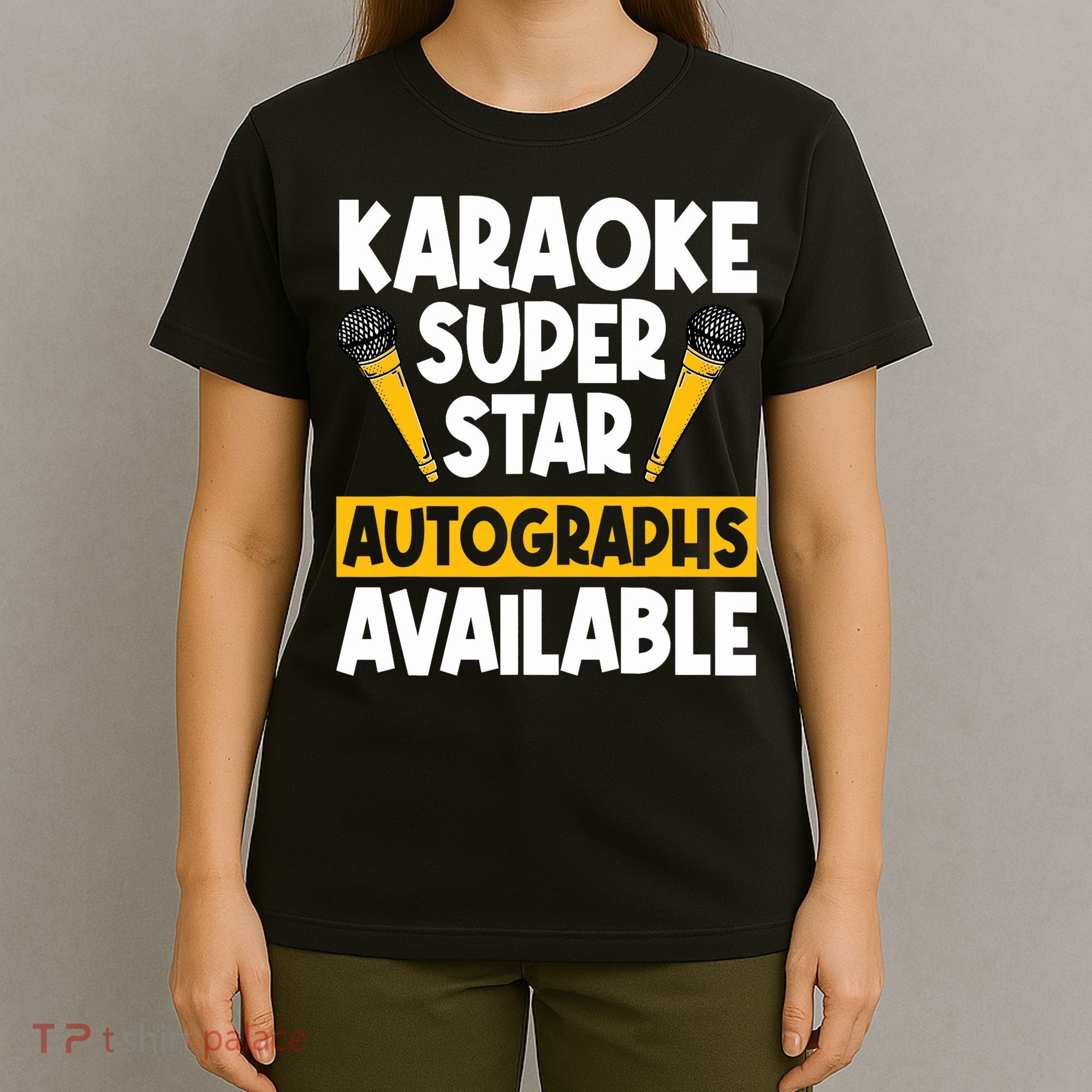 Karaoke Superstar Autographs Available KTV Singer T-Shirt