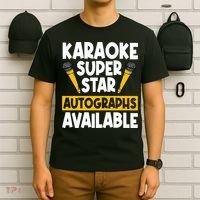 Karaoke Superstar Autographs Available KTV Singer T-Shirt thumb 6