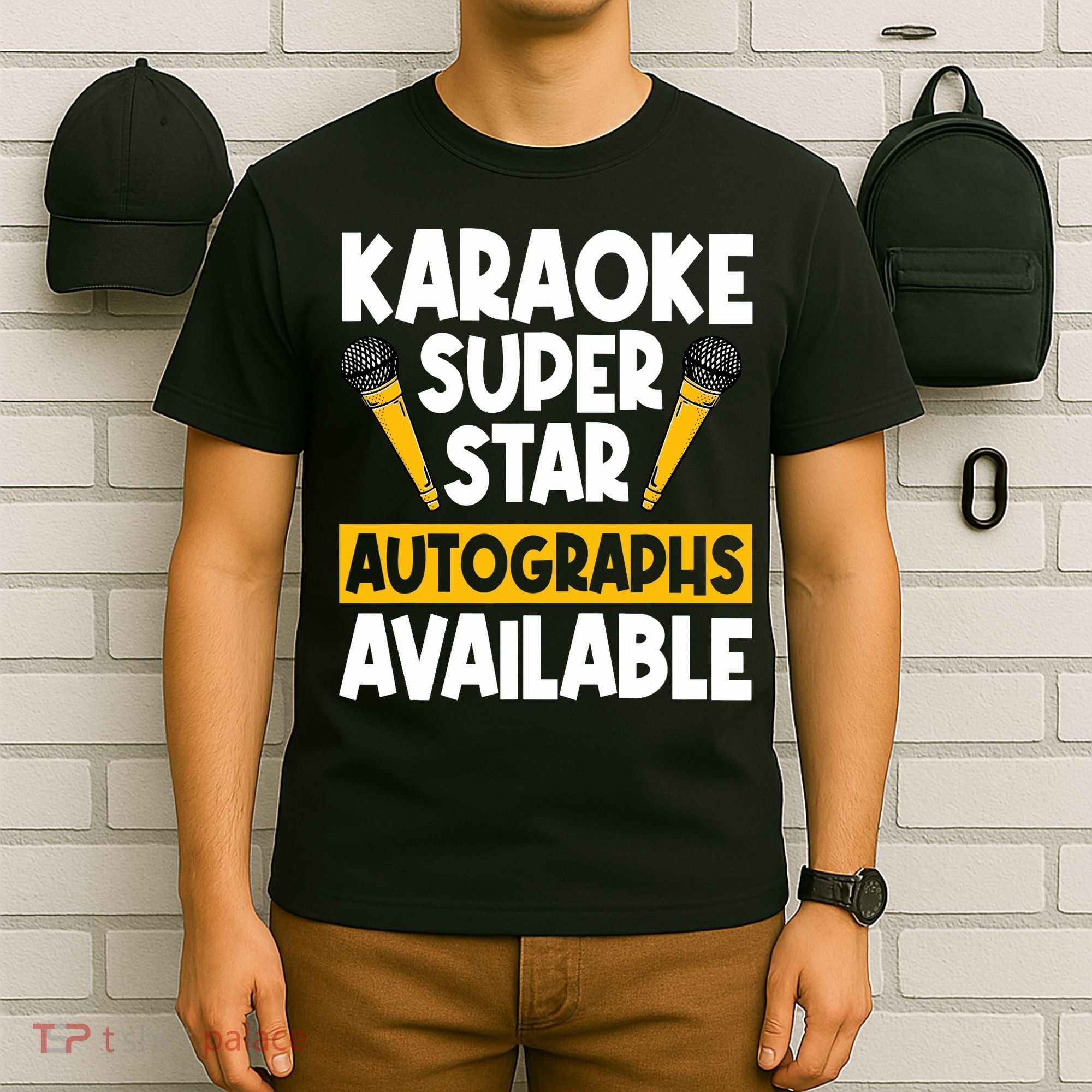 Karaoke Superstar Autographs Available KTV Singer T-Shirt