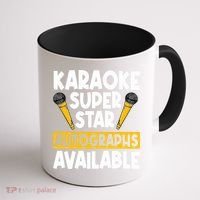 Karaoke Superstar Autographs Available KTV Singer Coffee Mug thumb 1