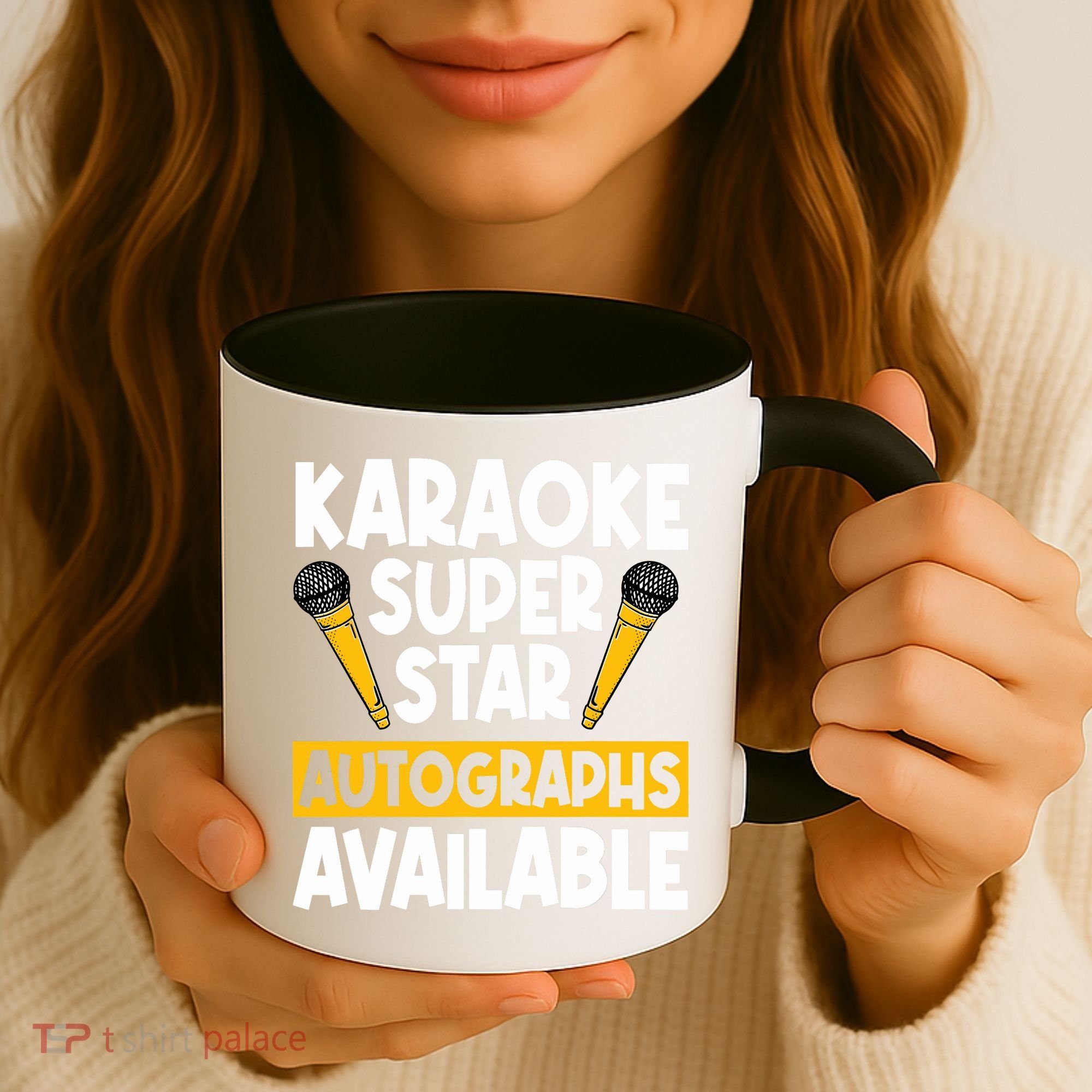 Karaoke Superstar Autographs Available KTV Singer Coffee Mug