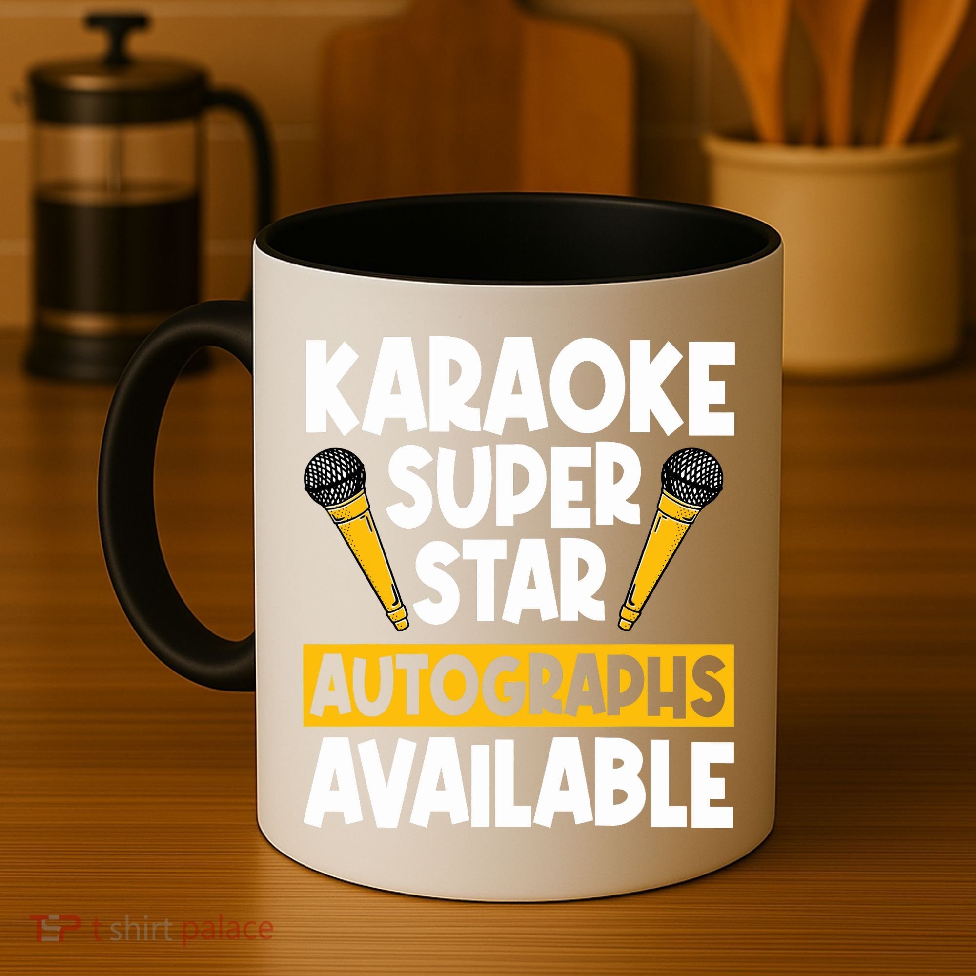 Karaoke Superstar Autographs Available KTV Singer Coffee Mug
