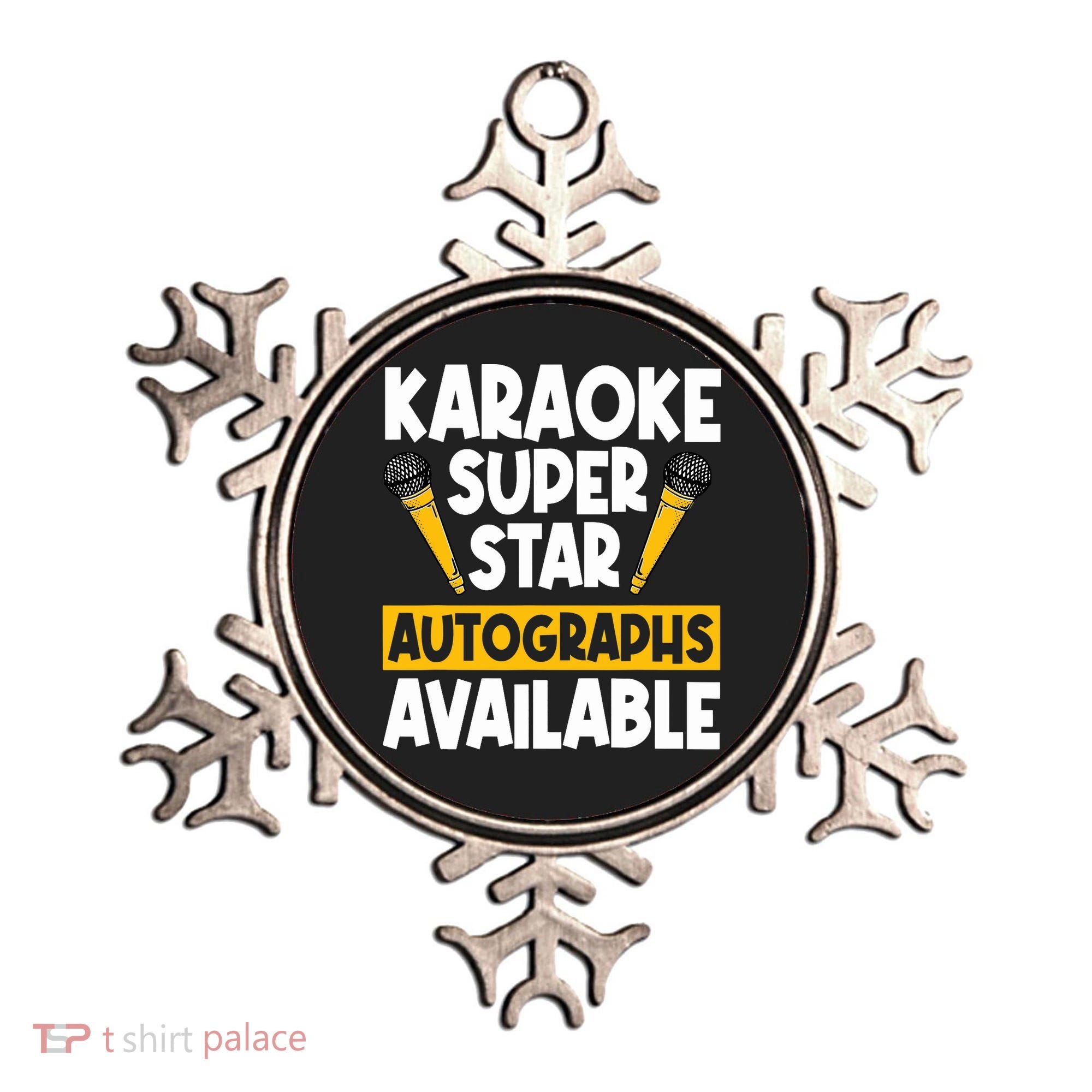 Karaoke Superstar Autographs Available KTV Singer Ornament