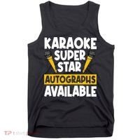 Karaoke Superstar Autographs Available KTV Singer Tank Top thumb 0