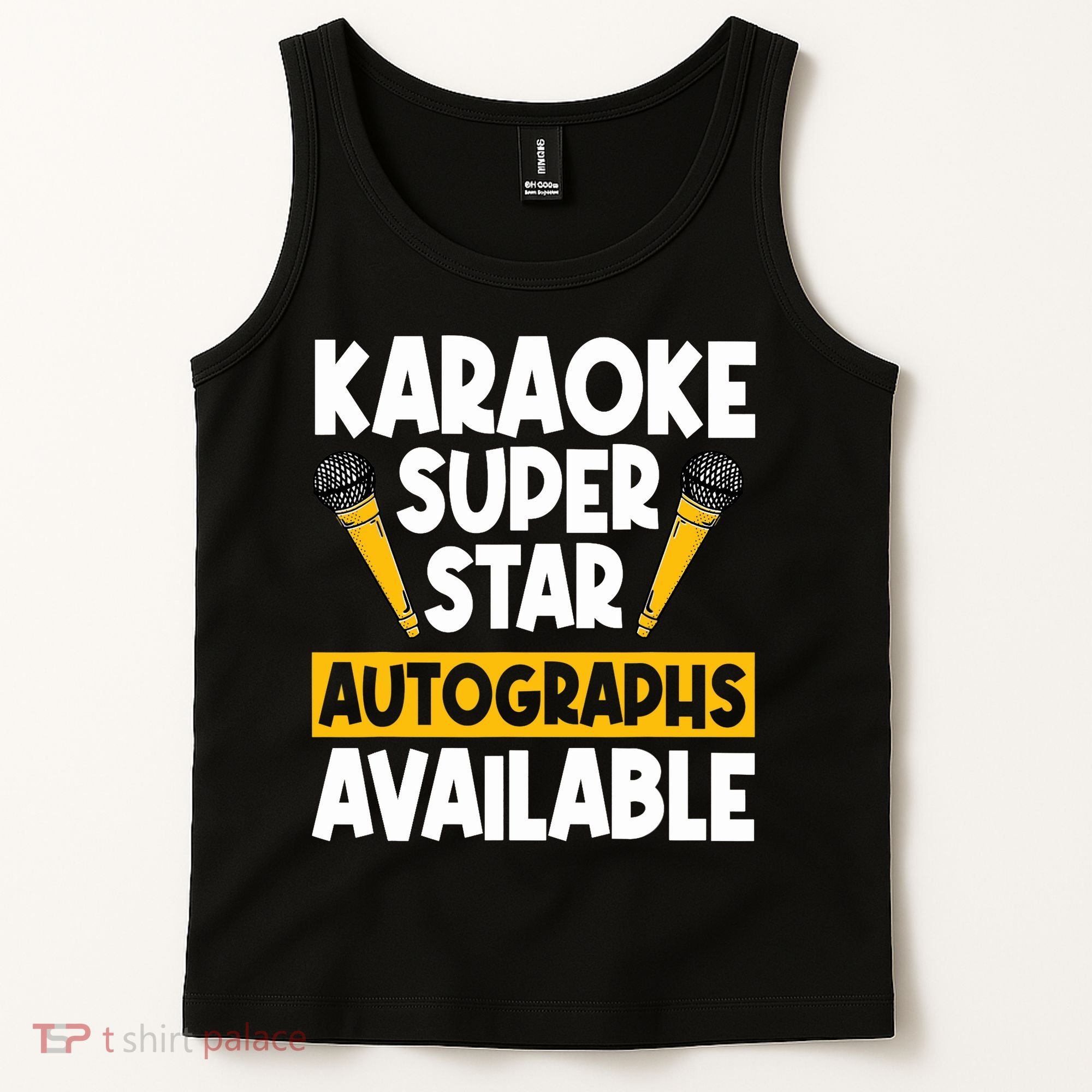 Karaoke Superstar Autographs Available KTV Singer Tank Top