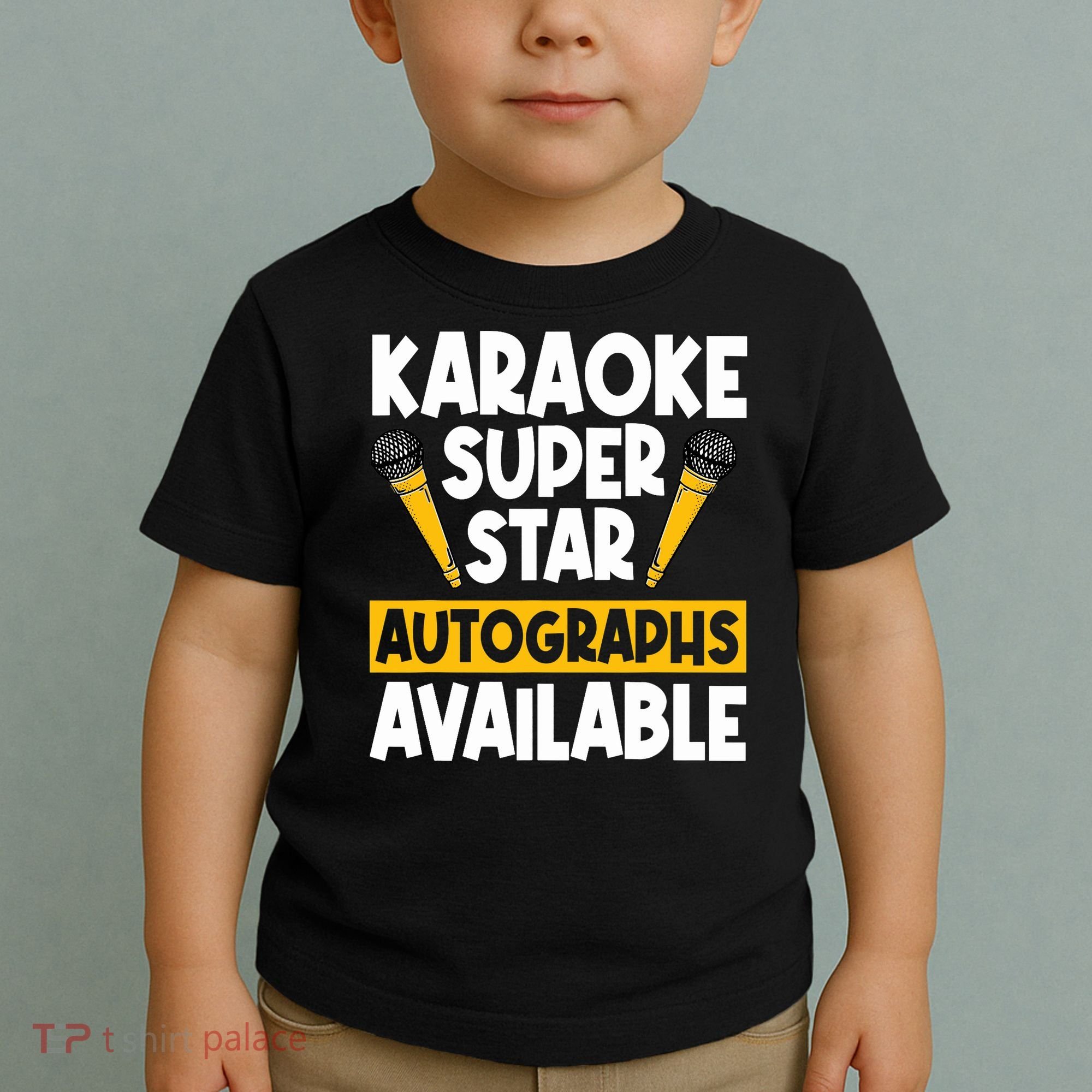 Karaoke Superstar Autographs Available KTV Singer Toddler T-Shirt