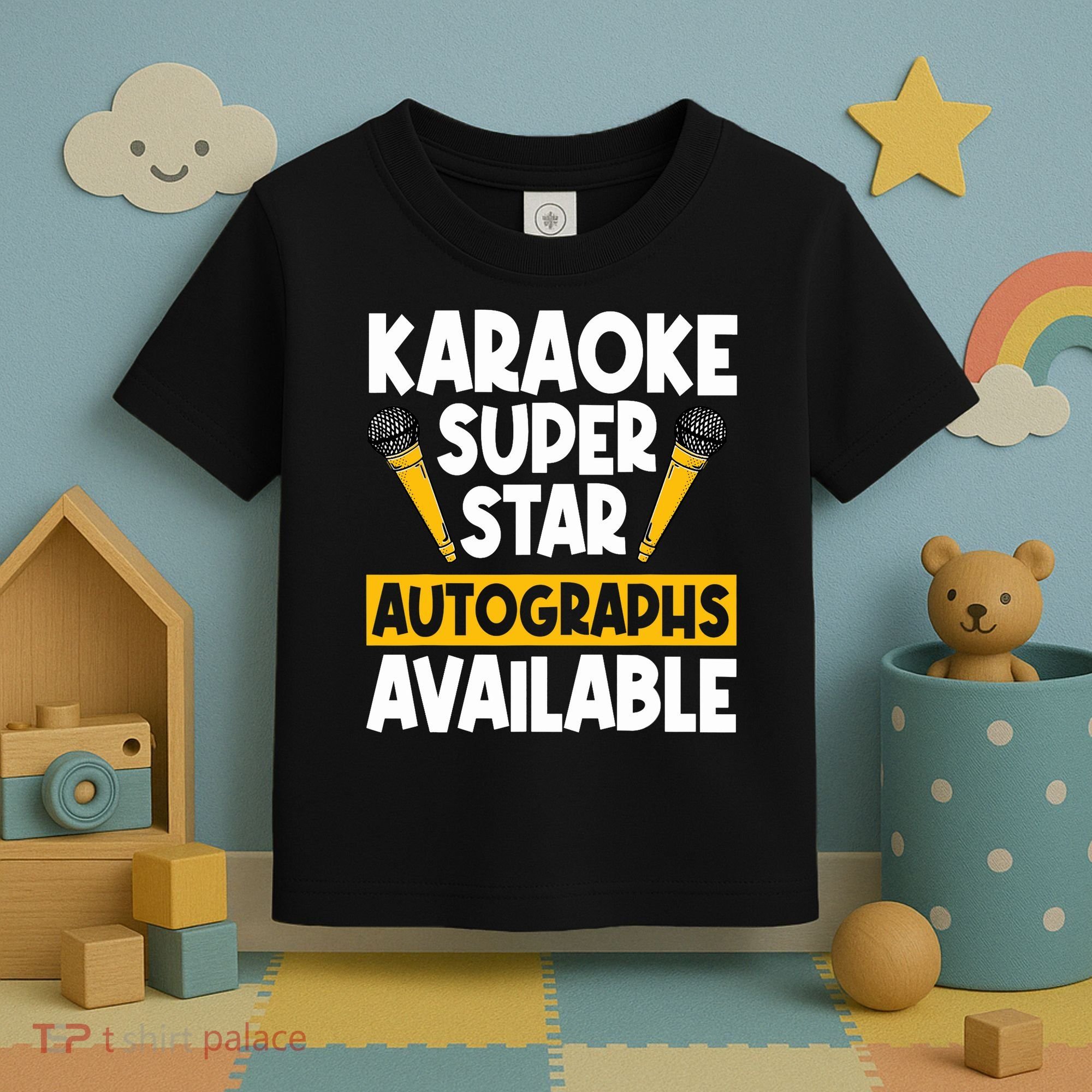 Karaoke Superstar Autographs Available KTV Singer Toddler T-Shirt