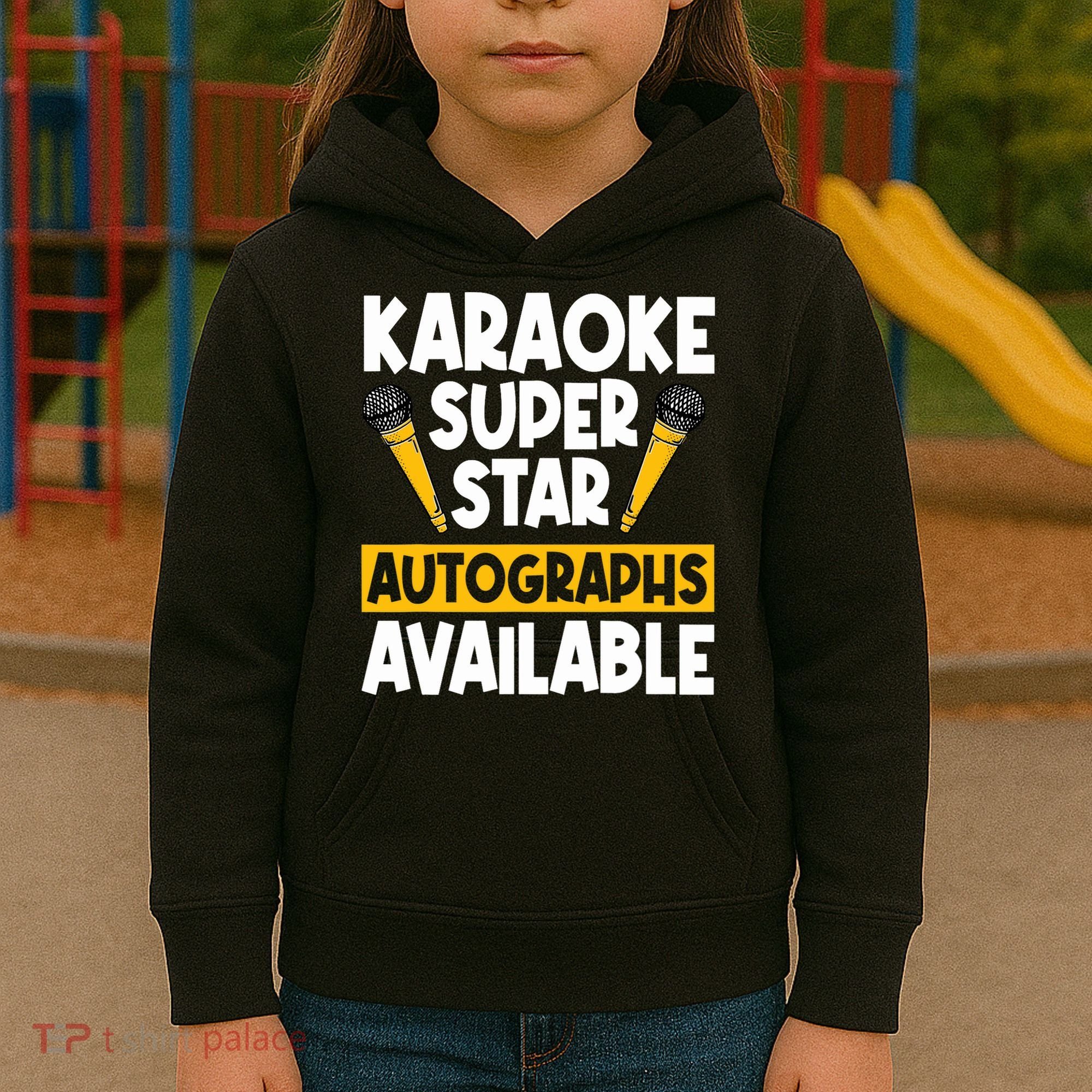 Karaoke Superstar Autographs Available KTV Singer Kids Hoodie