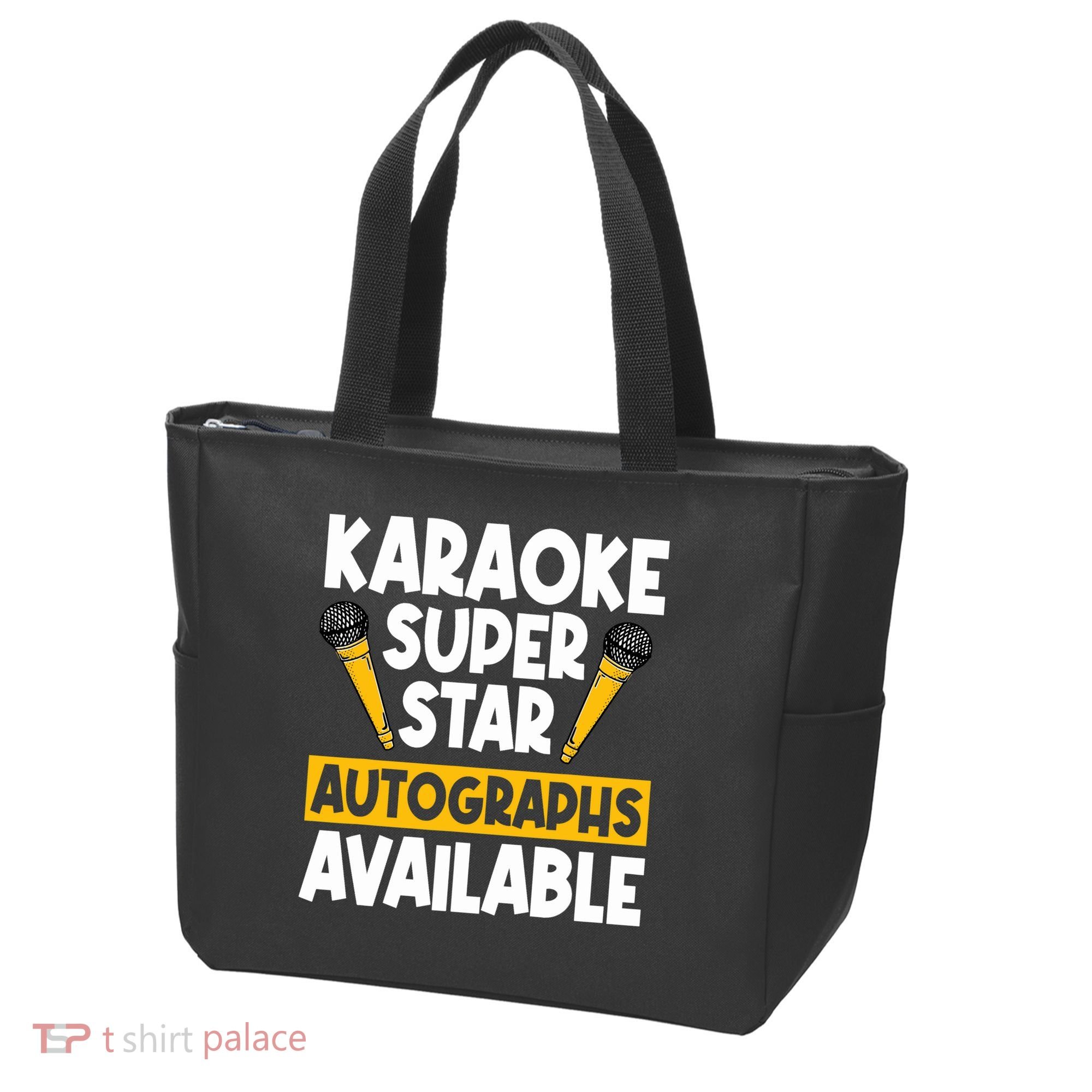 Karaoke Superstar Autographs Available KTV Singer Tote Bag