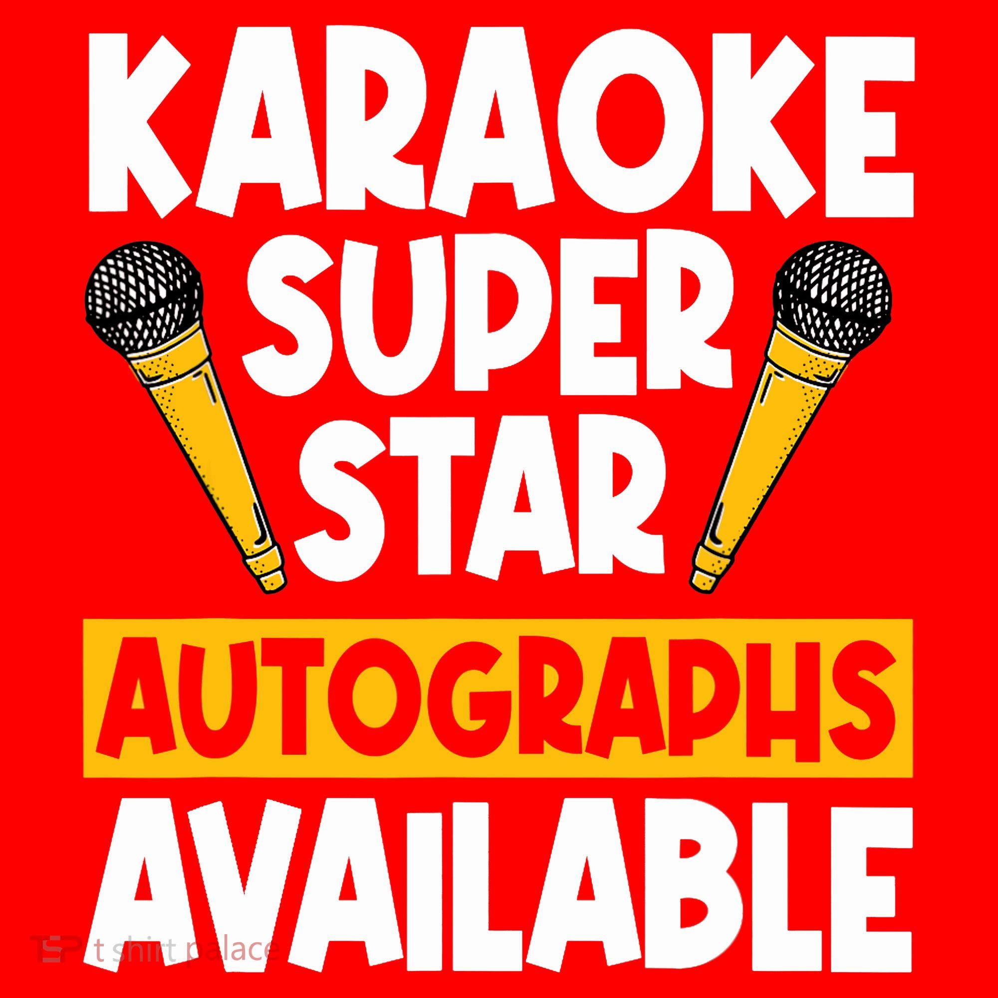 Karaoke Superstar Autographs Available KTV Singer Santa Hat