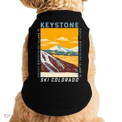 Keystone Ski Area Colorado Distressed Vintage Doggie Tank