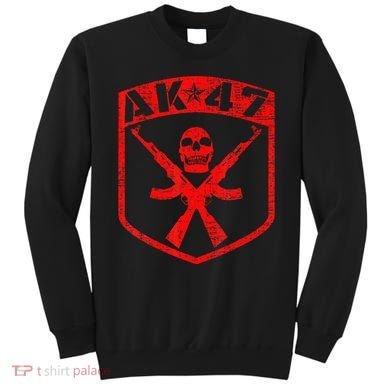 Kalashnikov Skull Ak47 Assault Rifle Gun Sweatshirt