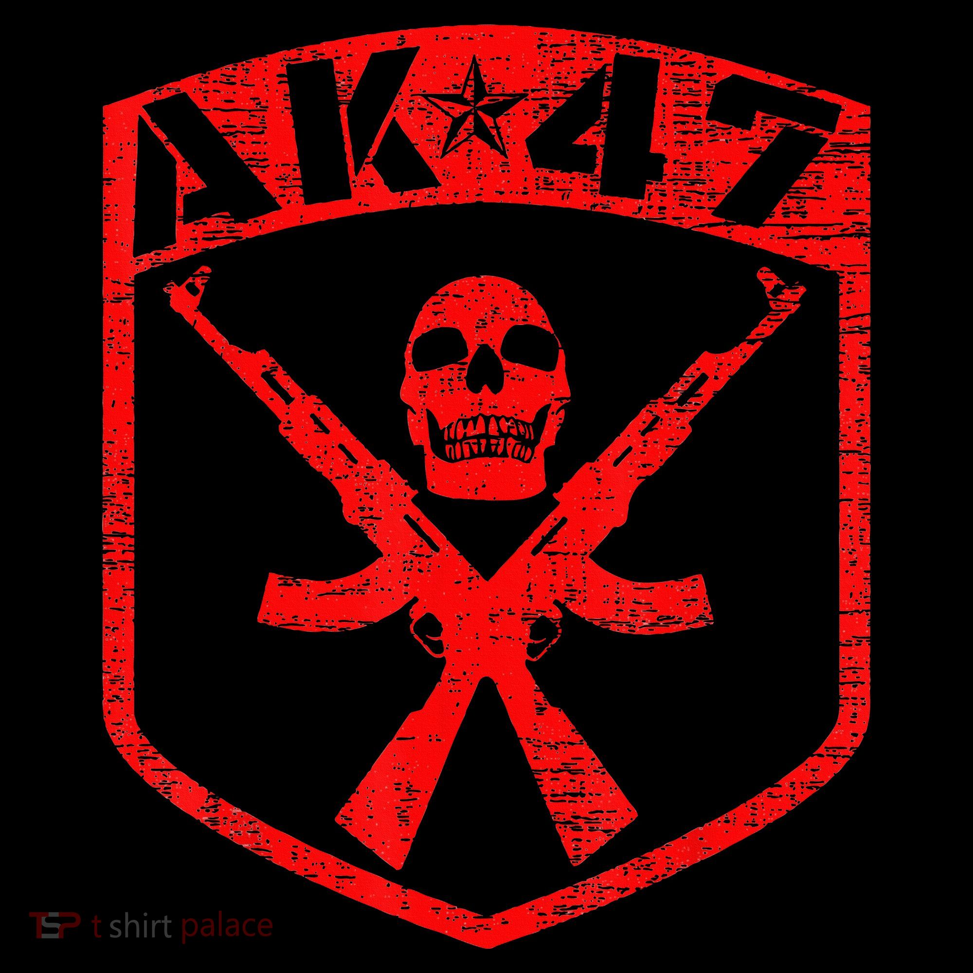 Kalashnikov Skull Ak47 Assault Rifle Gun Sweatshirt