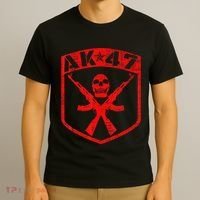 Kalashnikov Skull Ak47 Assault Rifle Gun T-Shirt thumb 3