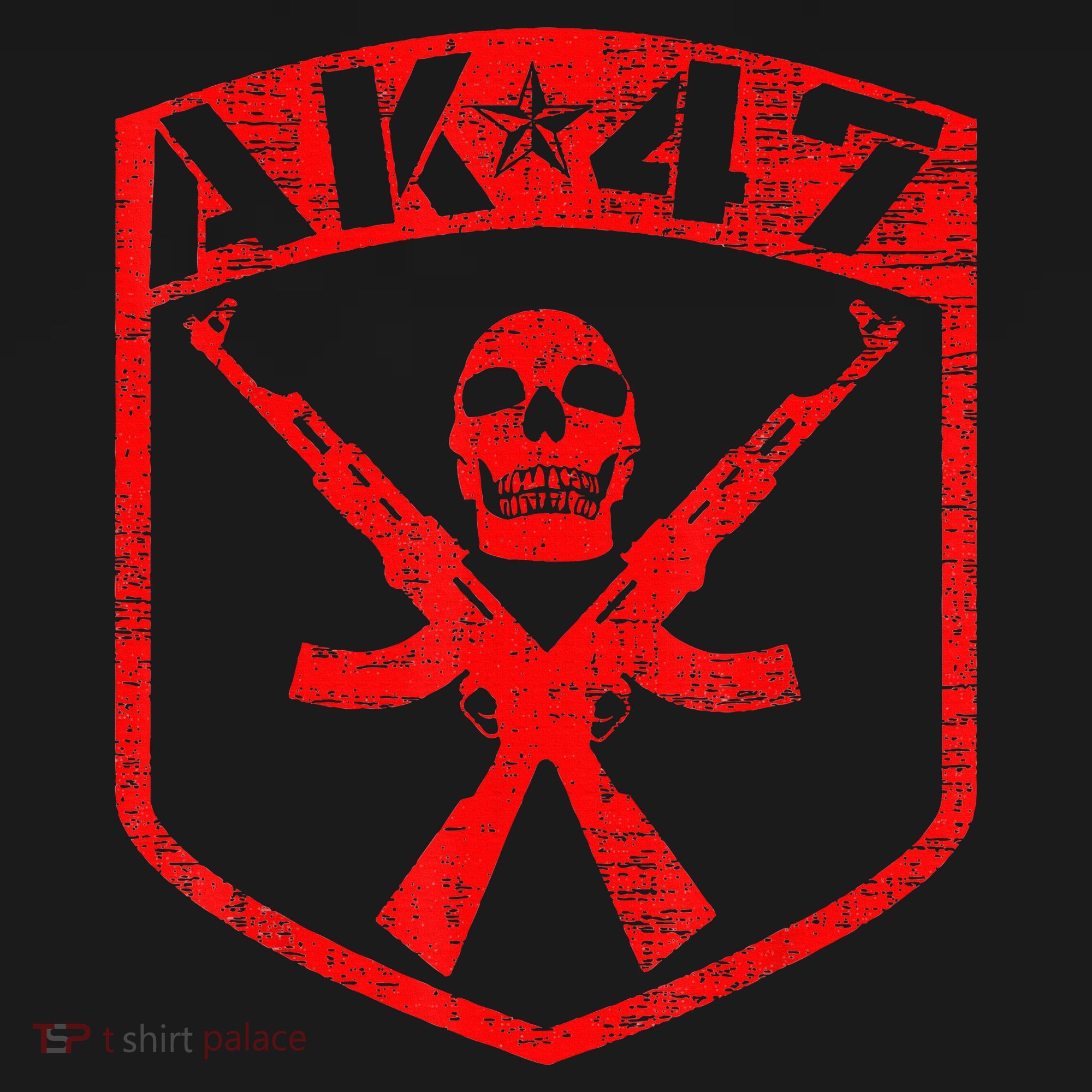 Kalashnikov Skull Ak47 Assault Rifle Gun Bucket Hat