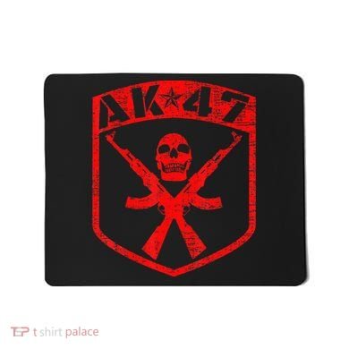 Kalashnikov Skull Ak47 Assault Rifle Gun Mousepad