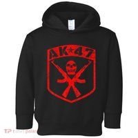 Kalashnikov Skull Ak47 Assault Rifle Gun Toddler Hoodie thumb 0