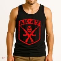 Kalashnikov Skull Ak47 Assault Rifle Gun Tank Top thumb 3