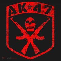 Kalashnikov Skull Ak47 Assault Rifle Gun Women's Long Sleeve Shirt thumb 2
