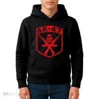 Kalashnikov Skull Ak47 Assault Rifle Gun Kids Hoodie thumb 4