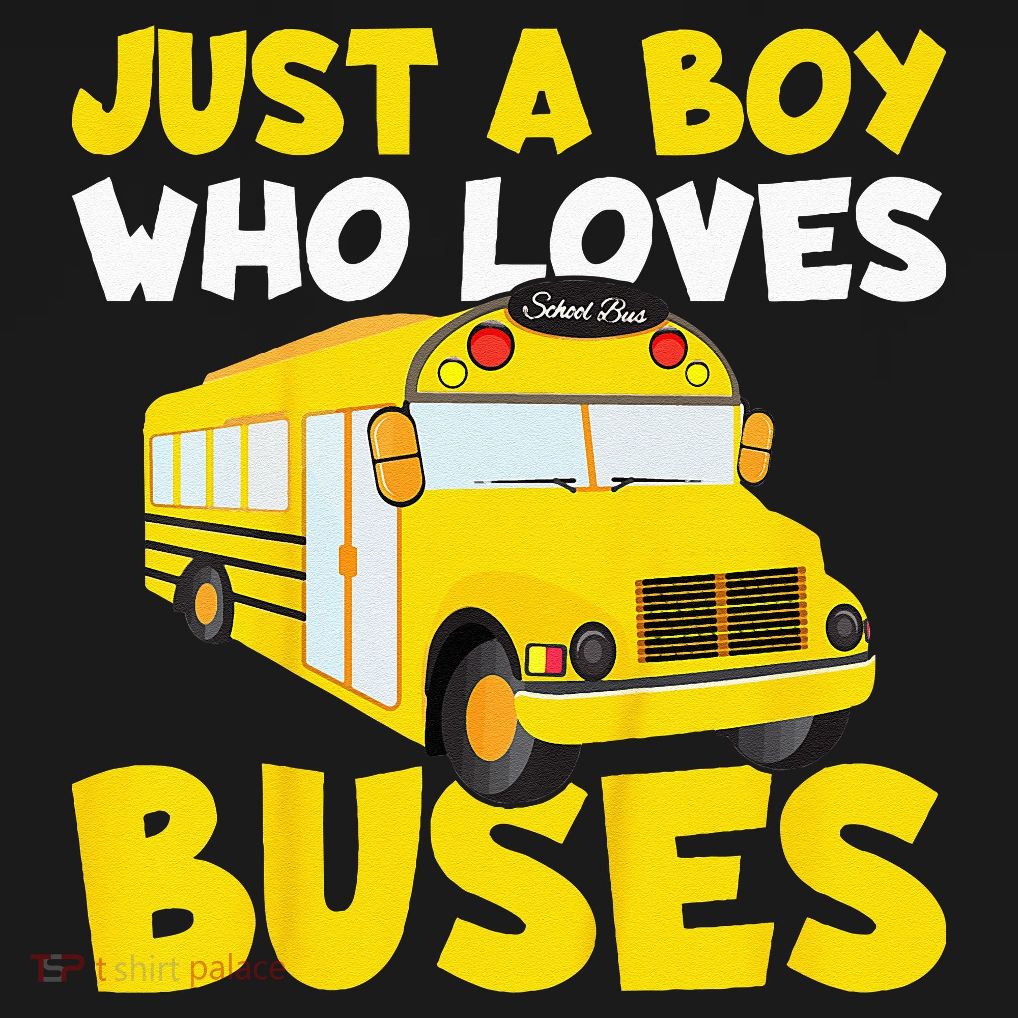 Kids School Bus Costume Just A Boy Who Loves Buses Toddler Hoodie