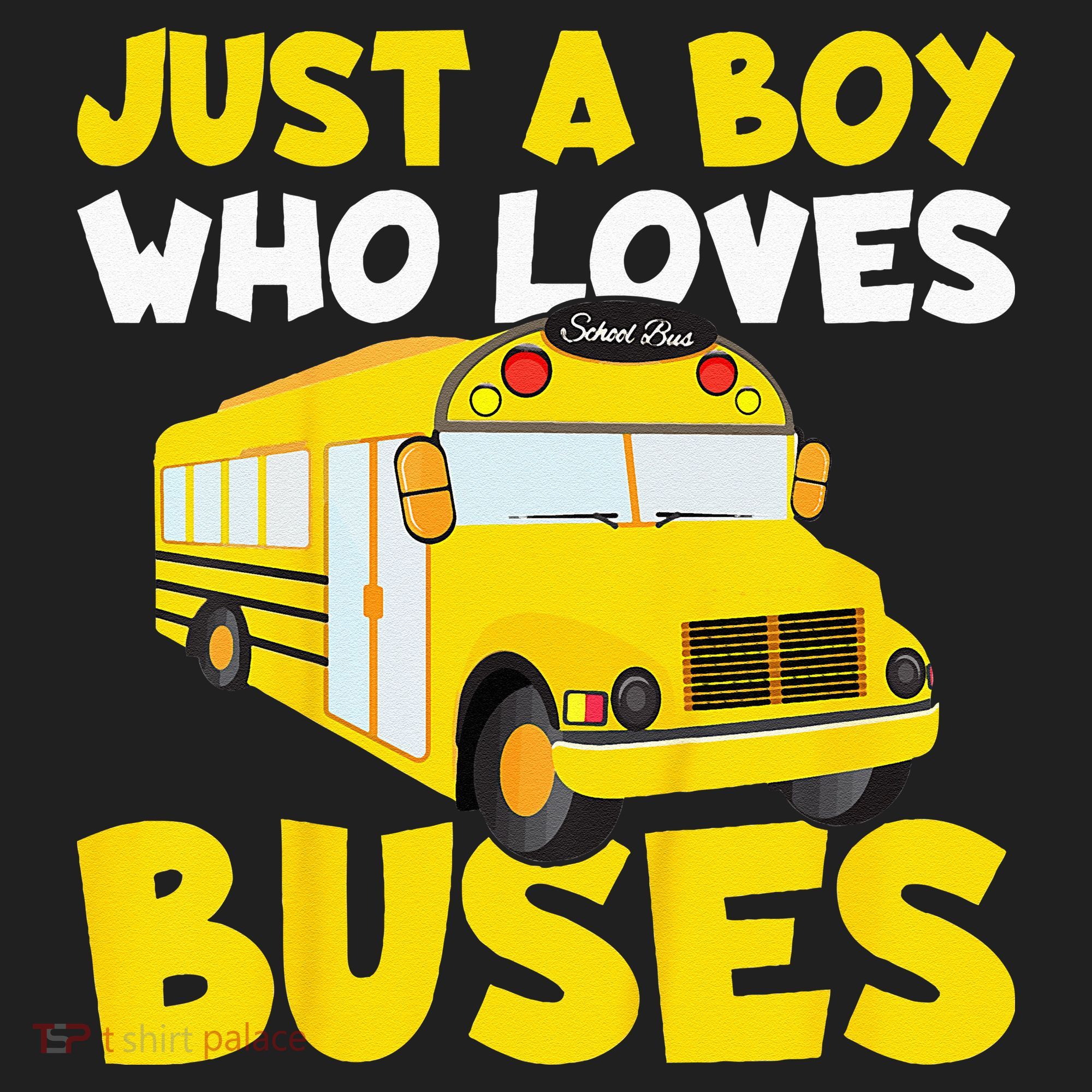 Kids School Bus Costume Just A Boy Who Loves Buses Kids Plaid Pajama Set