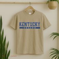 Kentucky Soccer Blue Vintage Text T-Shirt thumb 2