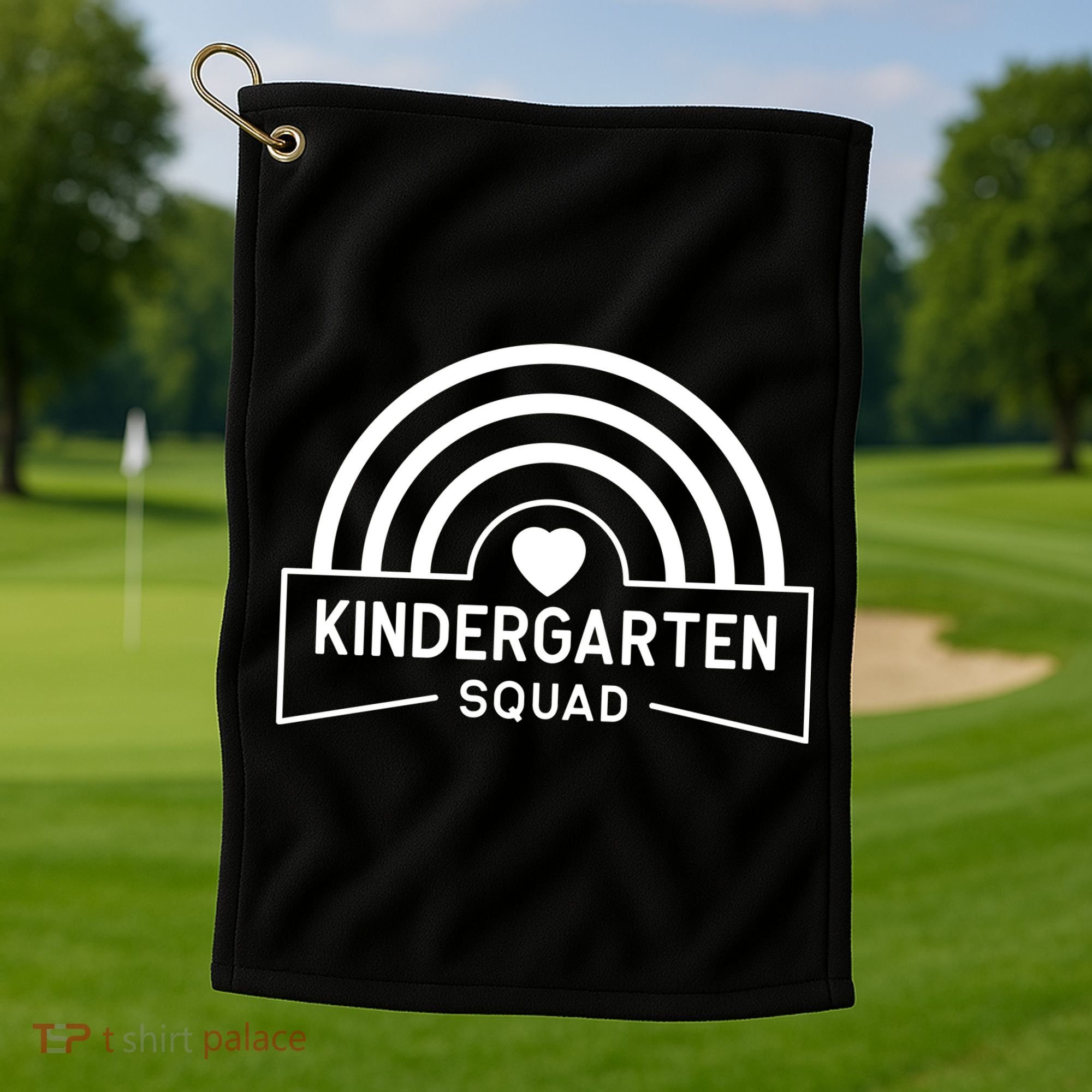 Kindergarten Squad Back To School Golf Towel