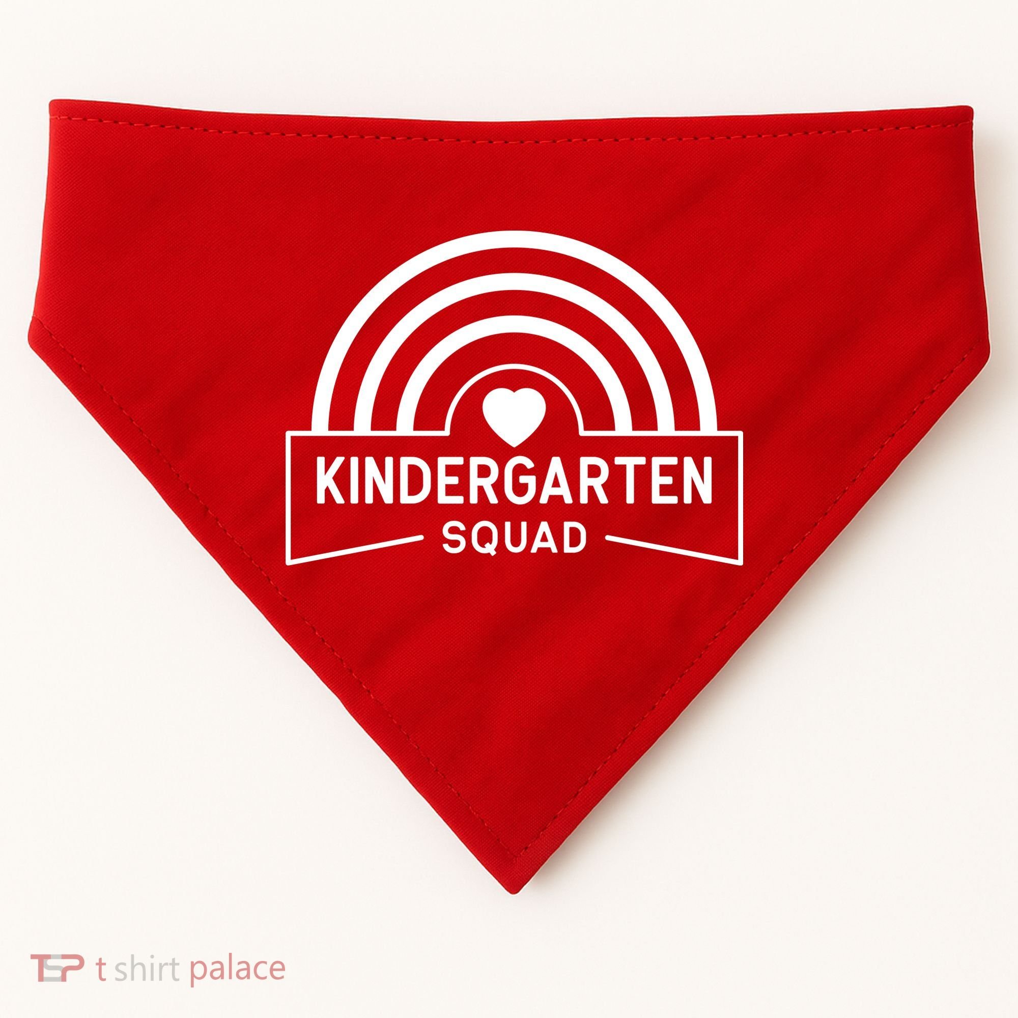 Kindergarten Squad Back To School USA-Made Doggie Bandana