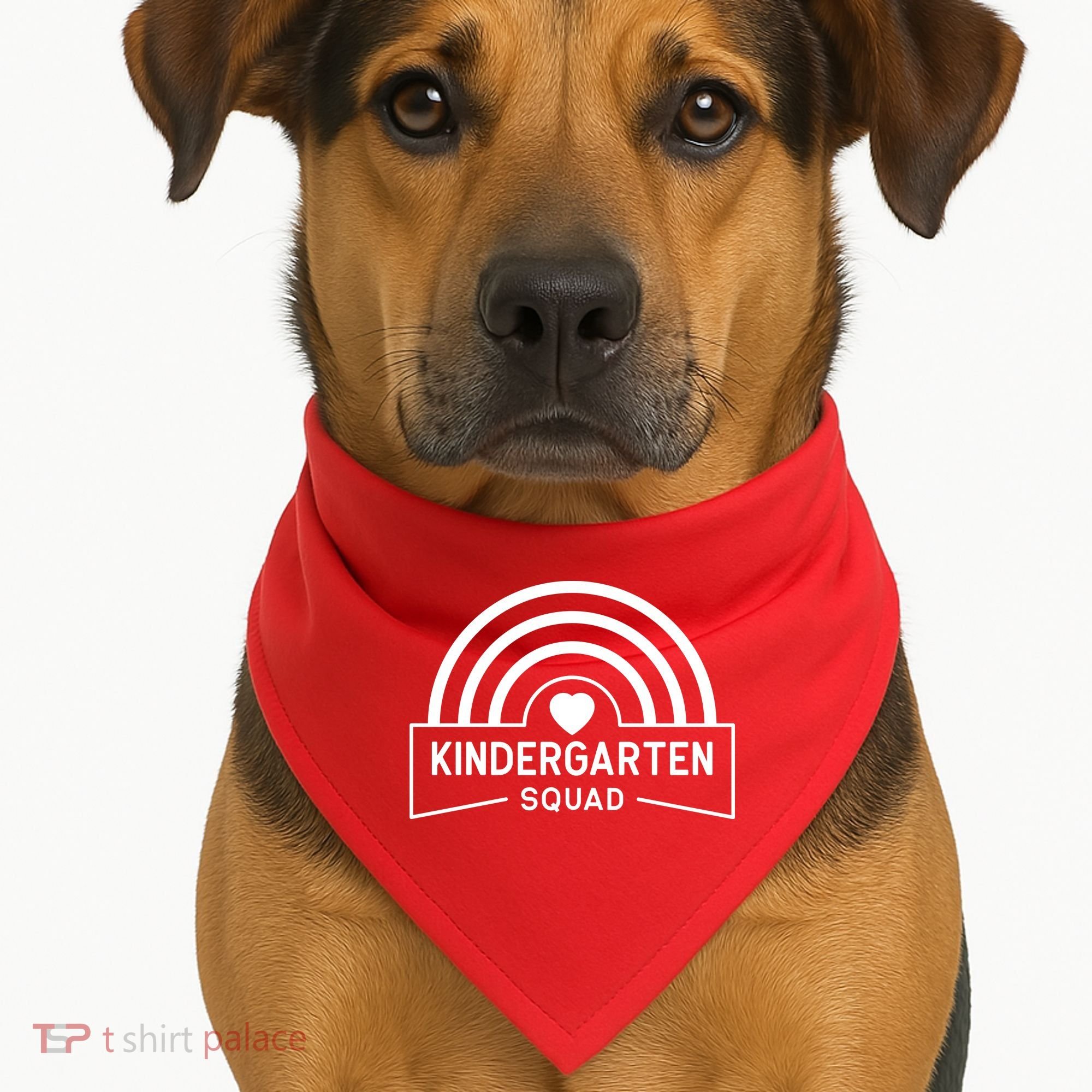 Kindergarten Squad Back To School USA-Made Doggie Bandana