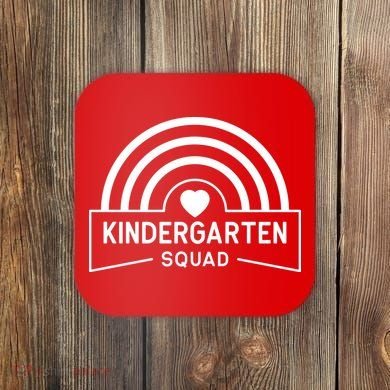 Kindergarten Squad Back To School Coaster