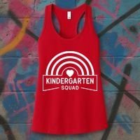 Kindergarten Squad Back To School Women's Tank Top thumb 3
