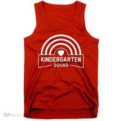 Kindergarten Squad Back To School Tank Top
