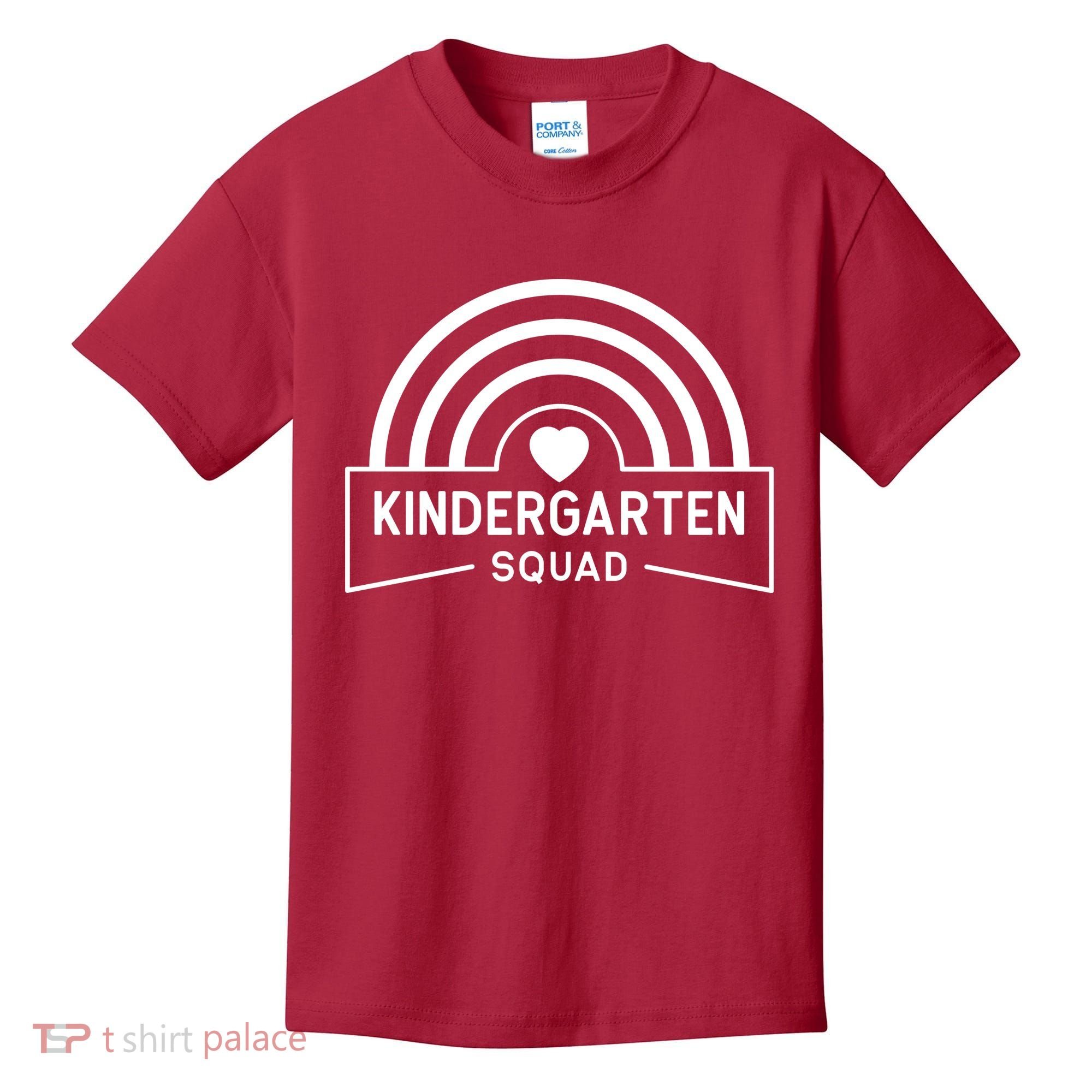 Kindergarten Squad Back To School Kids T-Shirt