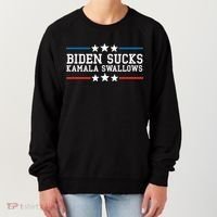 Kamala Swallows Biden Sucks Women's Sweatshirt thumb 0