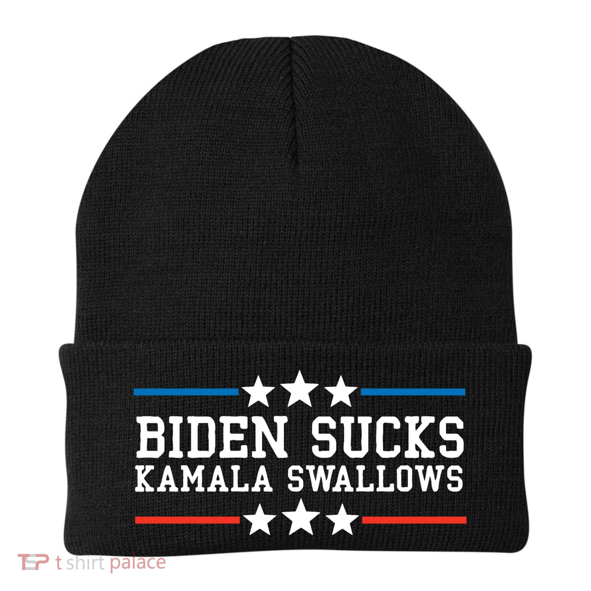 Kamala Swallows Biden Sucks Beanie